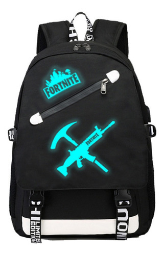 Fortnite Morral Deportivo Hombre Mochila Niño Primaria