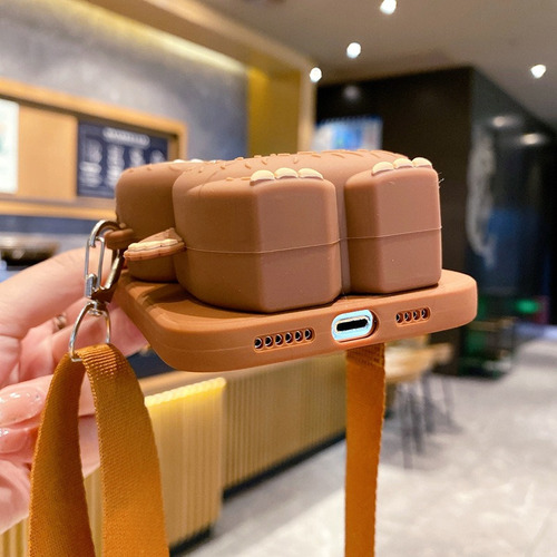 Wu La Funda For Teléfono Con Monedero Labubu Rosa Es Adecuada