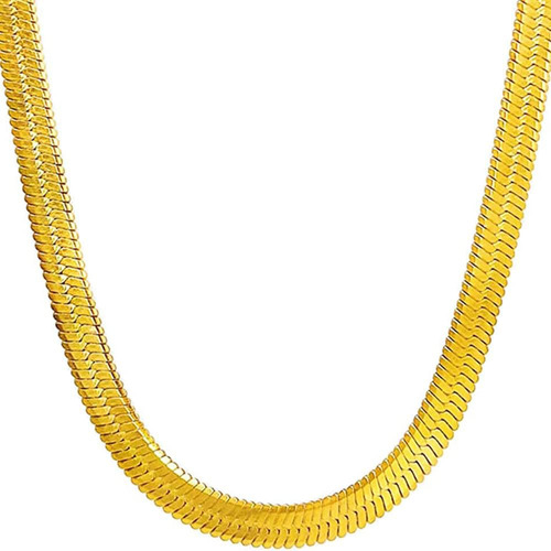 Ifix Cruz Collar De Cadena De Espiga De Oro Sintético De 18 