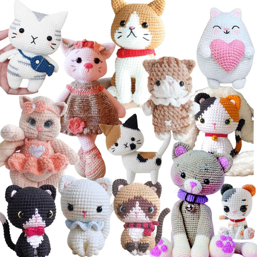 30 Patrones Gatitos Amigurumis Crochet