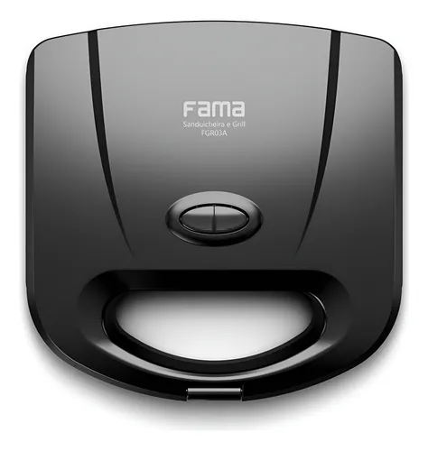 Sanduicheira E Grill Fama Dupla Resistência 750w Fgr03a Preto