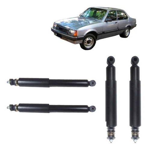 Kit Amortiguadores Tras Del Para Chevrolet Chevette 1974-93