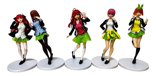 Set Las Quintillizas 5 Pz Figura Premium Anime Coleccionable