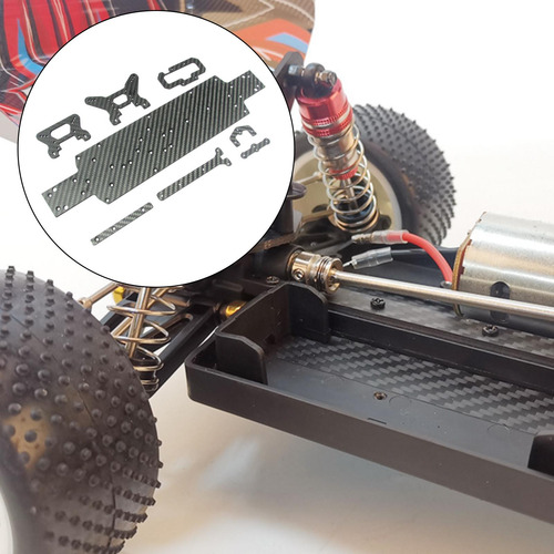 1:10 Rc Chasis Coche Conjunto De Tablero De Torre De Choque