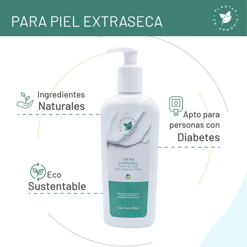 Crema Corporal Resequedad Extrema Plantas En Armonía 250 Ml