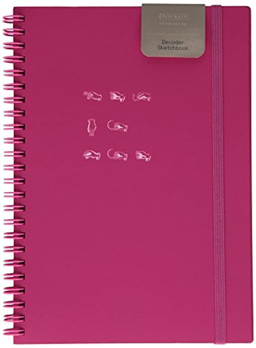 Decodificador Espiral Original En Relieve Cuaderno De Notas