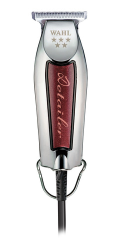 Recortadora Wahl Professional 5 Star Detailer 8081 bordó y plateada 220V