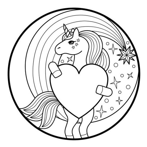 Imagen 2 de 4 de Libro Para Colorear Increibles Unicornios Magicos Cuentos Ed
