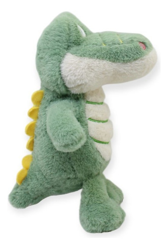 Peluche Cocodrilo Verde Con Rayas Ranizzima 25 Cm Verde
