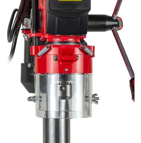 Imagen 6 de 10 de Taladro Agujereadora De Banco 13mm 350w Guia Laser 5 Velocid