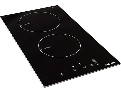 Fogão De Mesa Cooktop De Indução 2 Zonas De Aquecimento Sugg