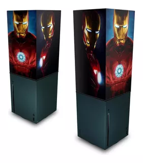 Capa Para Xbox Series X Anti Poeira Iron Man Homem De Ferro