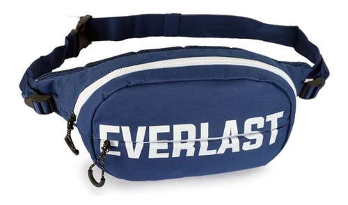 Riñonera Everlast Deportiva Grande Viaje Unisex  Color Azul