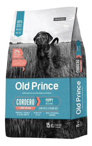 Old Prince Puppy All Breeds Cordero/arroz 15kg Envio Gratis