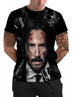 Camiseta Camisetas Camisa John Wick Keanu Reeves Filmes