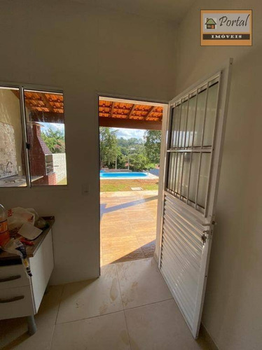 Oportunidade - Chacrinha Com Casa Pequena, Piscina E Churrasqueira - Excelente Opção Para Voce E Sua Familia - Ch0169