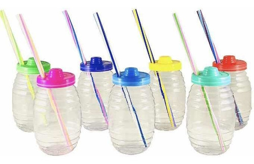 Imagen 1 de 6 de Dulceros Mini Vitrolero De 1/2litro 40pzs