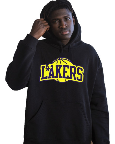 Buzo Hoddie Estampado - Nba - Angeles Lakers- Dvb05p