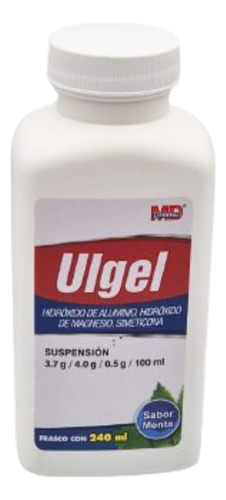 Ulgel, Doble Antiácido Y Antireflujo Sabor Menta 240 Ml
