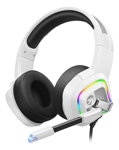 Ziumier Z66 Auriculares Para Juegos Blancos Con Micrófono, A