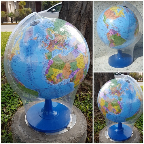 Mapa Mundi 46cm Globo Terráqueo Sellado