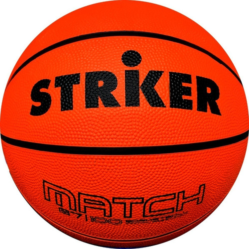 Pelota Basquet Basket Numero 7 Striker Goma Vulcanizada N° 7