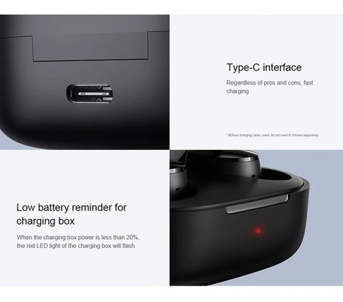 Imagen 6 de 8 de Auriculares Inalambricos Xiaomi Earbuds Basic 2s Gaming
