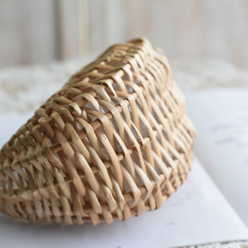 Cesta De Almacenamiento Para Flores, Cesta Tejida De Ratán P