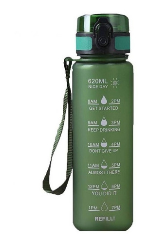 Termo Verde Mate 620ml Botella Reutilizable