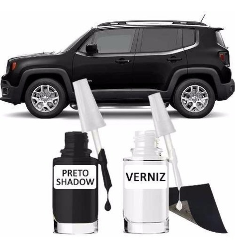 Tinta Tira Risco Automotivo Retoque Jeep Preto Shadow