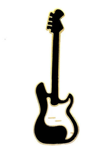 Pin Broche Prendedor Esmaltado Guitarra Rock Punk 