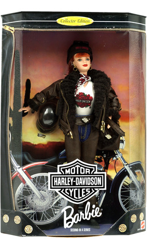 Barbie Motor Harley Davidson Cycles 2nd 1998 Edition
