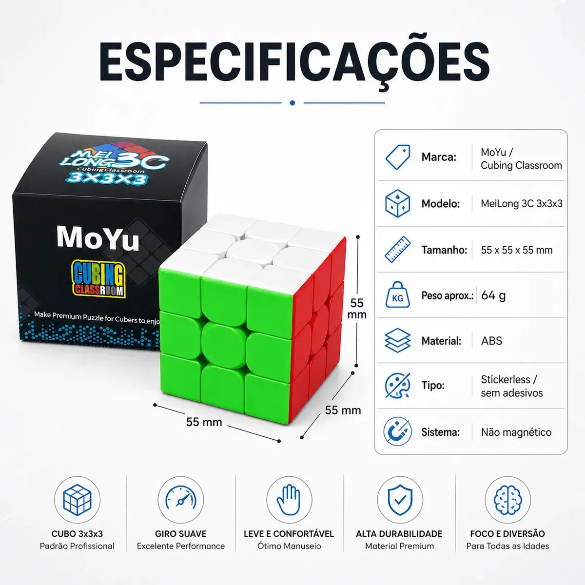 Cubo Mágico Moyu Meilong