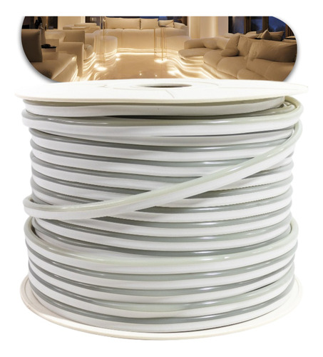 150m Fita Mangueira Led Neon Flexível 110v/220v +15 Conector