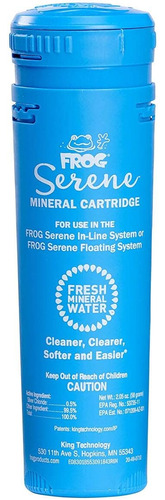 Frog Cartucho Mineral Serene Para Jacuzzis, Azul, 1 Unidad