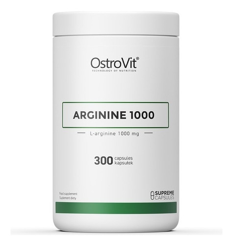 Arginine 1000 300 Capsulas - Ostrovit Sabor Sin Sabor