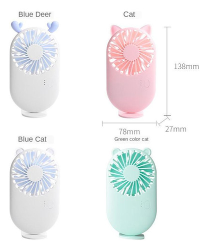 4 Paquete De 2-4 Mini Ventilador Usb, Ventilador De 4 Piezas