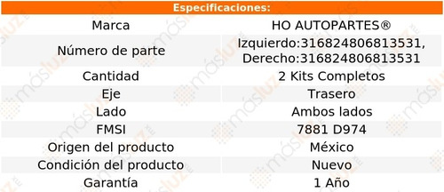 2 Repuestos Cálipers Traseros Avalanche 1500 04/06 Ho
