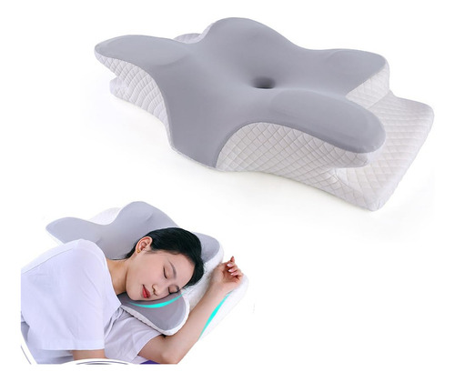 L Almohada Cervical De Espuma Viscoelástica 2 En 1 Jeeleeko