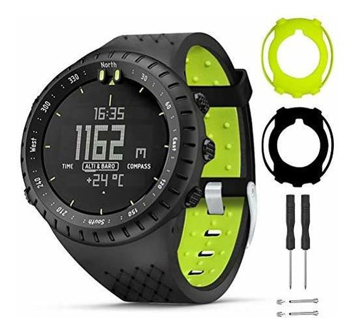 Banda Y Funda Silicona Para Suunto Core.