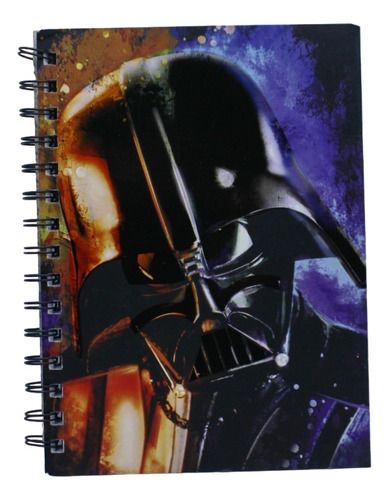 Cuaderno Chico Tapa Blanda Star Wars Darth Vader Guerra