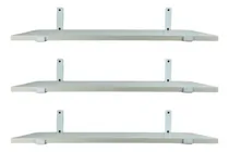 Comprar Kit 3 Prateleiras Industriais 60x20cm Cu002F Mão Francesa Branca