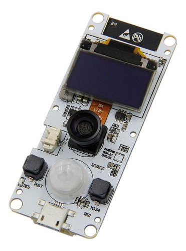 Esp32 + Camera + Sensor Pir + Oled 0.96  Fish-eye Lens Ttgo