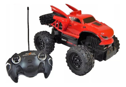 Carro Rc Monster Cross Batman Juguete Niño Todo Terreno Usb