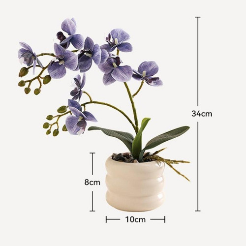 Flor De Simulación En Maceta, Planta Artificial, Mesa