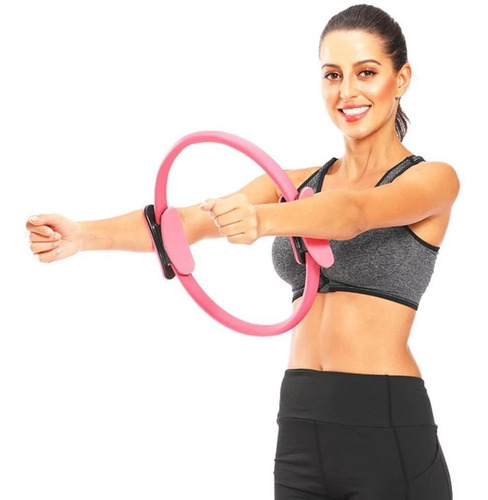 Aro Anillo Tonificador Flexible Pilates Yoga Fitness 40cm Cs