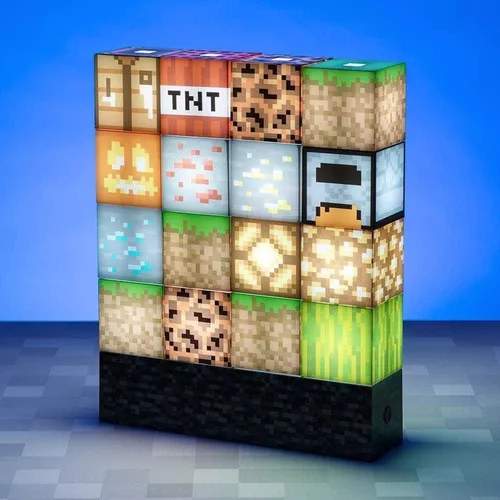 Lámpara de Minecraft de 16 bloques. Curiosite