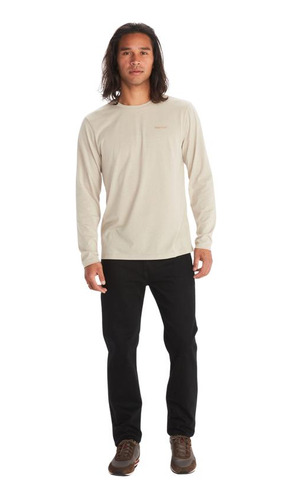 Polera Hombre Marmot Crossover Ls Beige