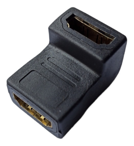 Conector Unión En Codo Hdmi Hembra A Hembra