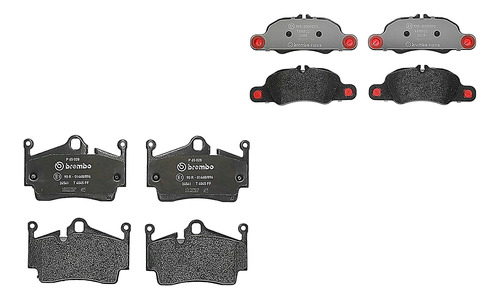 Jgo Balatas Del+tras Brembo Porsche 718 Boxster 17-18